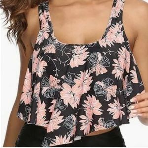 NWNT  Floral Tankini & High Waist Bottom